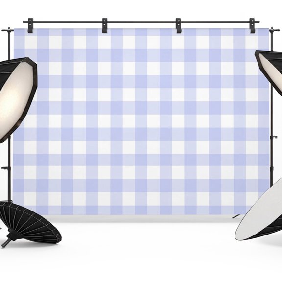 Light Purple Checks Photography Backdrop 8x6FT, Gingham Plaid Abstract Modern Minimalist Photo Backdrops, Background for Photography Studio Photo Studio Background, Back Drop for Photoshoot