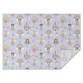 thumbnail image 1 of Light Purple Fairy Princess Pattern Rectangle Tablecloth 60"x84",Waterproof Polyester Rectangle Table Cloth, Wipeable Spillproof Polyester Tablecloth for Dining, Camping, Indoor and Outdoor, 1 of 5