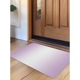 thumbnail image 1 of Light Purple Ombre Door Mat&nbsp;Indoor Outdoor Entrance, Non Slip Small Rug for Kitchen Bathroom Entryway Rug, Modern Gradient Abstract Art Washable Doormat Floor Mat for Office 18x30 Inch, 1 of 8