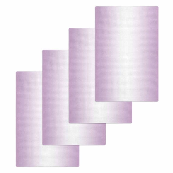 Light Purple Ombre Hand Towels Set, Waffle Weave Kitchen Towels 4 Pieces, Modern Gradient Abstract Art Microfiber Hair Face Bath Tea Towel Absorbent Quick Drying Cleaning Dish Cloths, 15.7"x23.6"