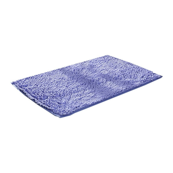 Light-Purple Plush Pet Mat, Thick Warm Cat Dog Bed Cushion with Anti-Slip Backing, Washable Fleece Pad for Small Crates, Bedroom Corner & Car Seat Comfort, 35.4" X 23.6"