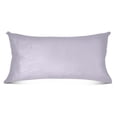 thumbnail image 1 of Light Purple Plush Pillow Cases Body Size Ultra Soft Warm Pillowcases with Zipper 20"x54", 1 of 9