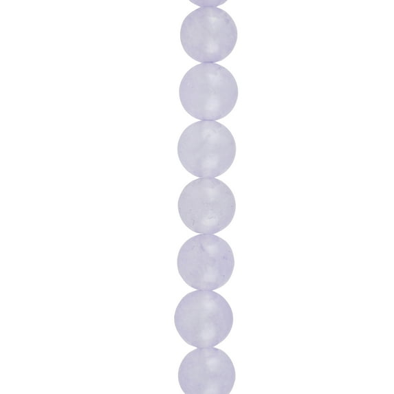 Light Purple Quartz Round Beads - 8mm by Bead Landing