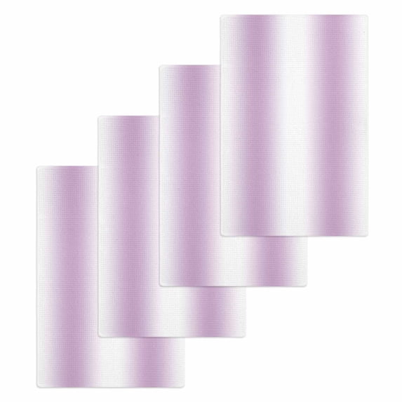 Light Purple White Kitchen Dish Towels for Drying Dishes Set of 4, Gradient Solid Stripes Geometric Waffle Weave Microfiber Hand Tea Bathroom Towels Quick Dry & Absorbent Towel 15.7x23.6