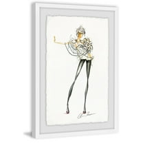 Light Push Framed Painting Print