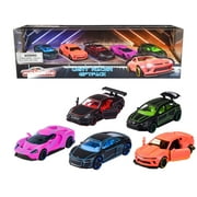 Light Racer Giftpack 2023 5 Piece Set 1/64 Diecast Model Cars by Majorette