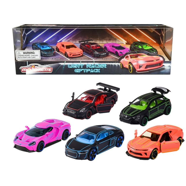 Light Racer Giftpack (2023) 5 Piece Set 1/64 Diecast Model Cars by