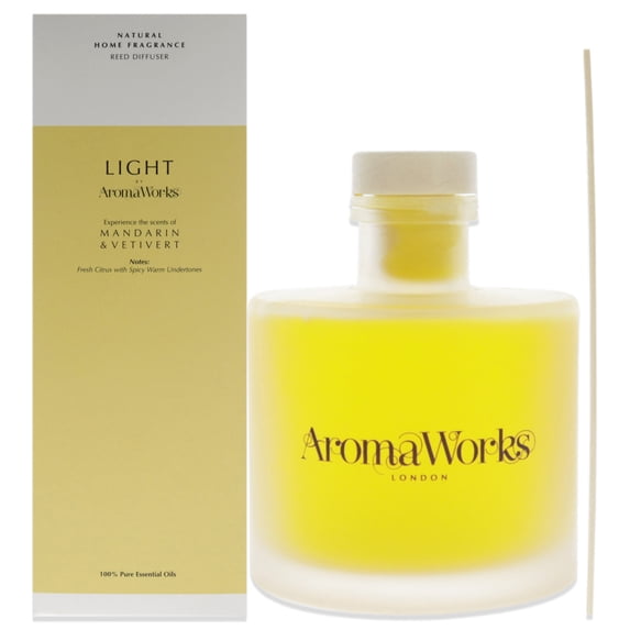 Light Range Mandarin & Vetivert Reed Diffuser 200ml