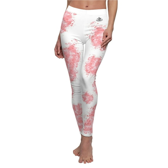 Light Red Splash Pet Fashionista Casual Leggings