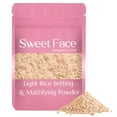 thumbnail image 1 of Light Rice Setting Powder Refill (1 Ounce Bag) By Sweet Face Minerals, Lightweight Mineral Loose Makeup Powder with SPF 20, Full Coverage Flawless Finish, Talc-free, Cruelty-Free, Refillable Pouch, 1 of 15