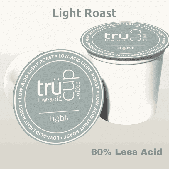 trcup Light Roast Single-Serve Cups - 48 Count Low-Acid Coffee