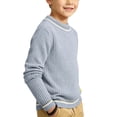thumbnail image 1 of Light Royal Blue Kids Girl Boy Tops Collared Turtleneck Neck Sweater Blouses for Kid Long Sleeve Casual Warm Thick Knit Winter Fall Shirt 2026 6 Years, 1 of 6