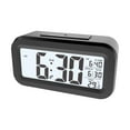 thumbnail image 1 of Light Sensing Temperature Smart Alarm Clock,Snooze Date Display Silent LCD Electronic Clock Gift Home Decor, 1 of 7