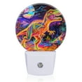 thumbnail image 1 of Light Sensor of LED Night Light, Exquisite Luminous - Dino Art Night Light Plug Into Wall for Kids Room, Bedroom, Bathroom, Kitchen, 1 of 4
