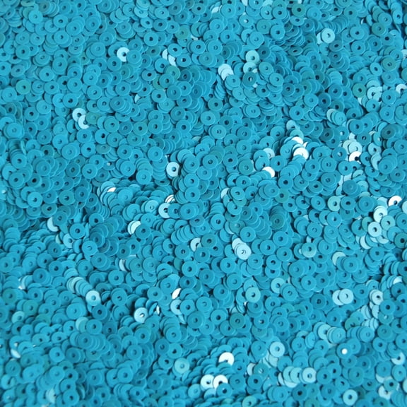 Light Sky Blue Sequins 3mm Opaque Made in USA