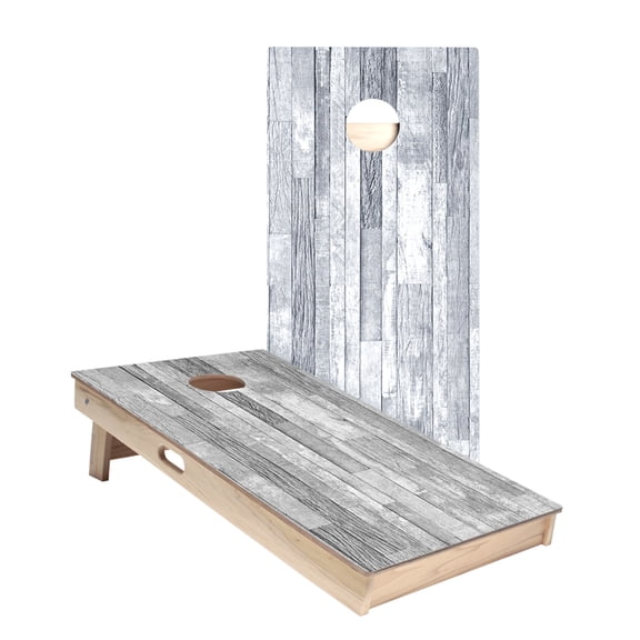 Light Small Panel Wood Star Cornhole Boards