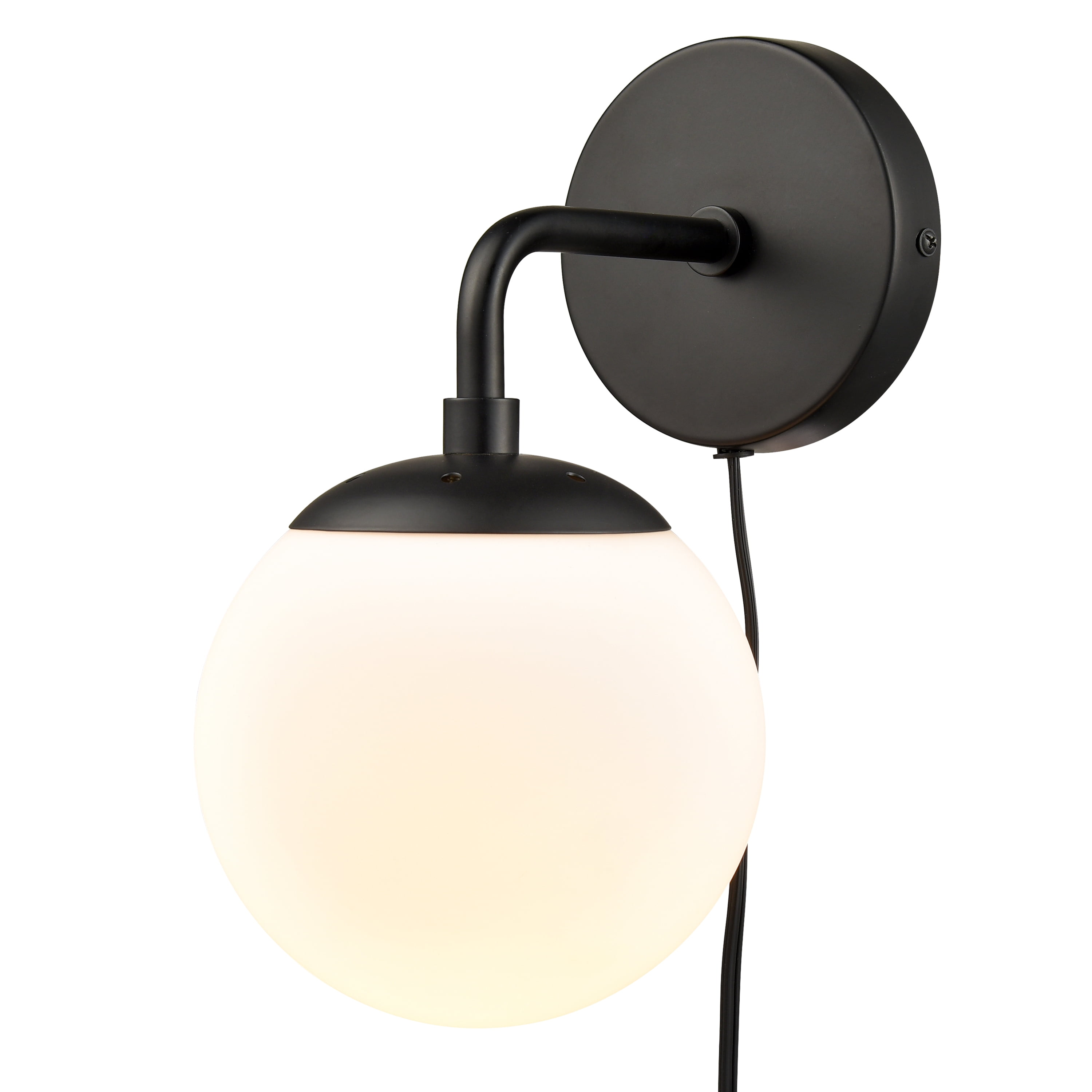 Light Society Greta Globe Plug-In Wall Sconce