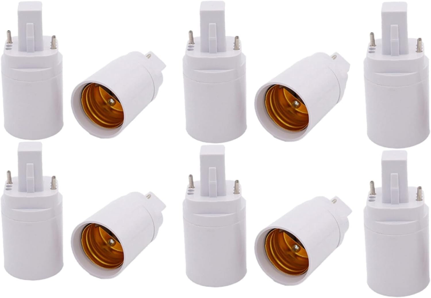 E26/E27 3 Prong Light Socket Adapter, Light Socket To Plug Adapter, 3