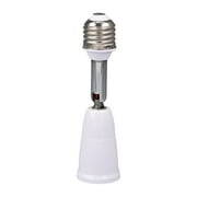 Light Socket Extender 4.9 Inch Extension Light Bul Socket Adapter Adjustable 90  Right Angle Lamp Holder