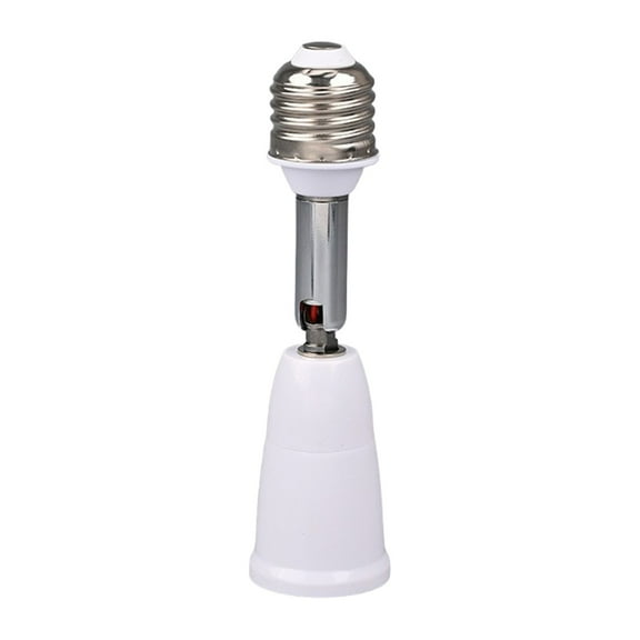 Light Socket Extender,90 Adjustable Socket, Lamp Holder Adapter,E26 Extension Adapter,White,1PC