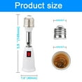 thumbnail image 1 of Light Socket Extender E26/E27 Splitter Socket Adapter Light Bulb Holder Adapter, 1 of 16
