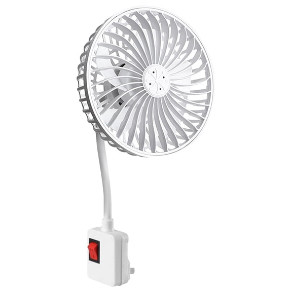 Light Socket Fan, Plug in Fan with Flexible 360° Adjustable Quiet Fan – Includes Plug Adapter for Bedroom, Bathroom, Dorm – Compact Cooling, Easy Installation