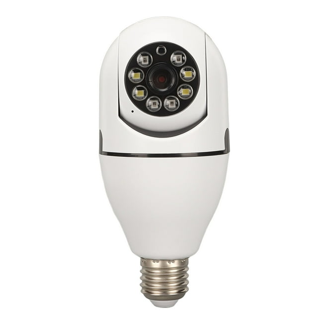 Light Socket Security Camera, Light Bulb Camera Two Way Audio Capability Real Time Monitoring