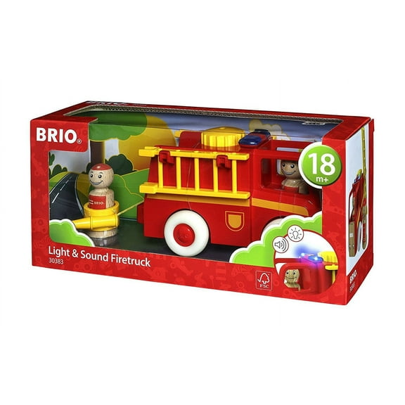 Light & Sound Firetruck - Brio World - Toddler Toy by Brio (30383)