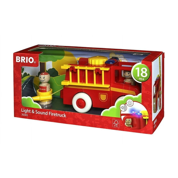 Light & Sound Firetruck - Brio World - Toddler Toy by Brio (30383)
