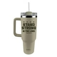thumbnail image 1 of Light Source 40 oz Stainless Steel Mug With Straw Stand Strong, 1 of 5