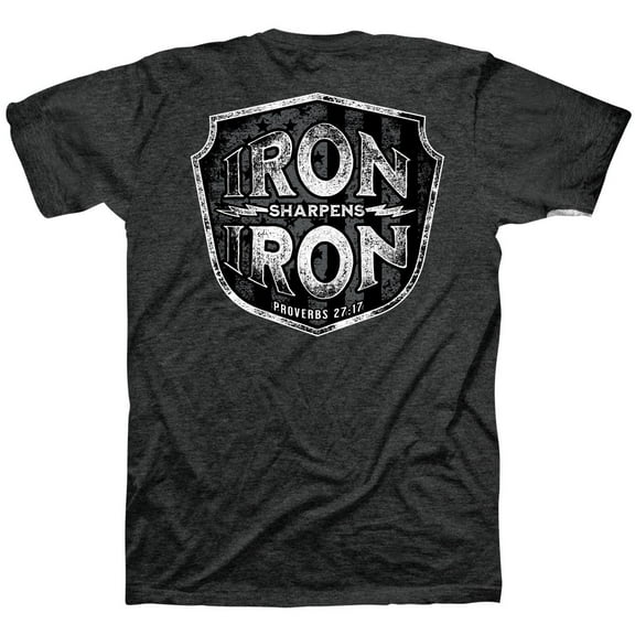 Light Source Mens T-Shirt Iron Badge