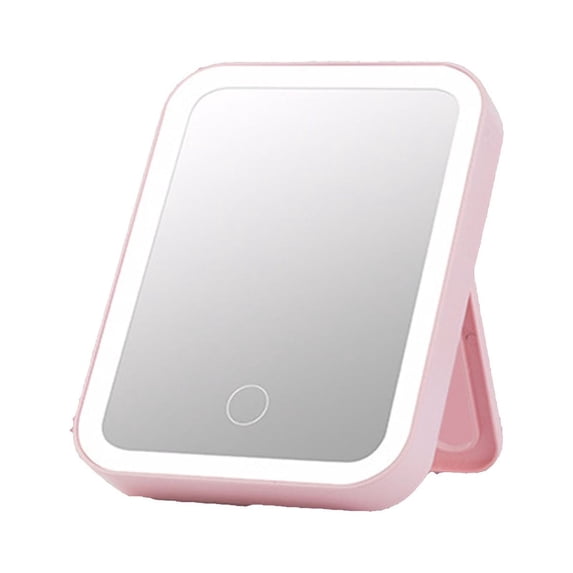 Illuminatio Desktop Folding Mirror Carnea HD Lighted Fucatum Vanity