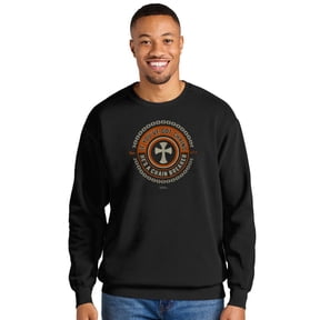 Light Source Mens Sweatshirt Chain Breaker, Black, XL