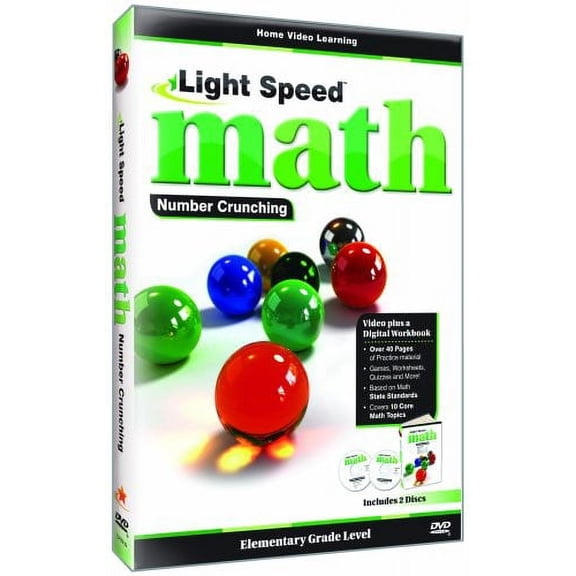Light Speed Math: Number Crunching (DVD), Goldhill Home Media, Special Interests