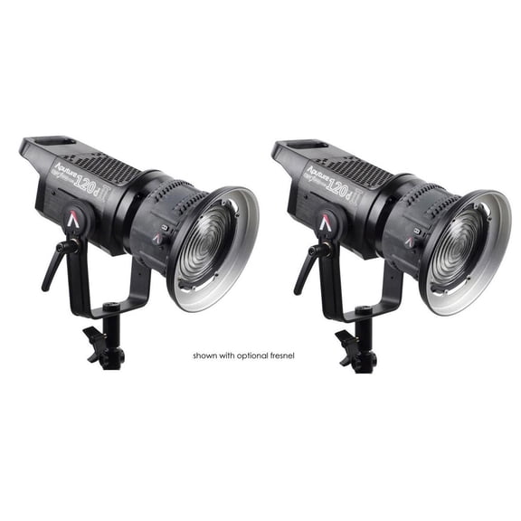 Aputure Light Storm LS C120d II Daylight LED 2-Light Kit, Controller Box with AB-Mount Plate