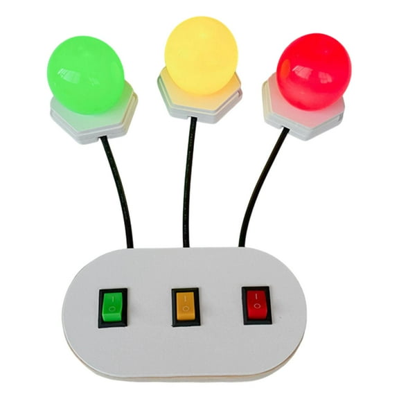 Light Switch Board Color Bulbs Sensory Toy PP Wood Material Early Learning Game for Kids Boys Girls