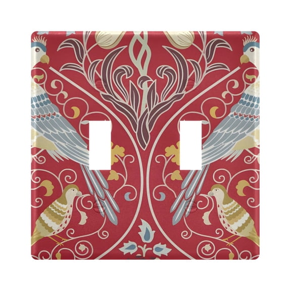 Light Switch Cover Bird Art Plates Faceplate Decorative Switch Plate for Bedroom Home Decor