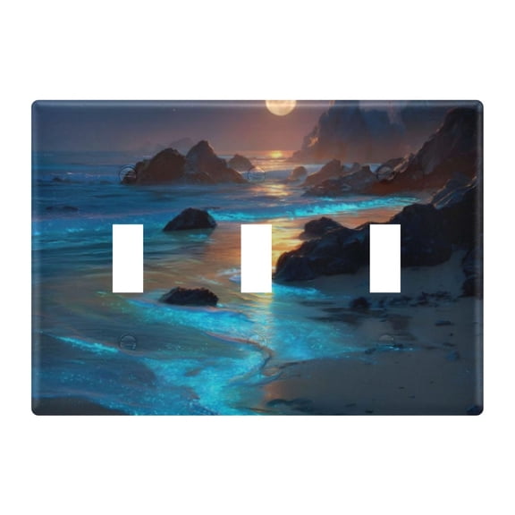 Light Switch Cover Blue Dream Plates Faceplate Decorative Switch Plate for Bedroom Home Decor