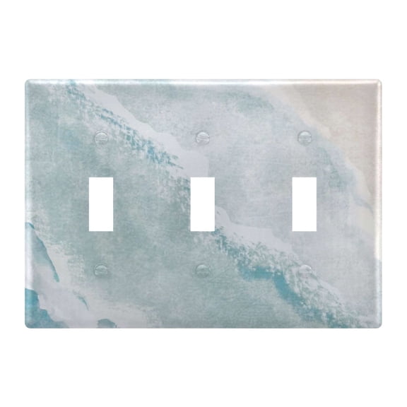 Light Switch Cover Bohemian Beach Plates Faceplate Decorative Switch Plate for Bedroom Home Decor