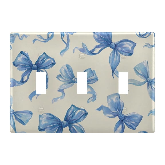 Light Switch Cover Bow Plates Faceplate Decorative Switch Plate for Bedroom Home Decor