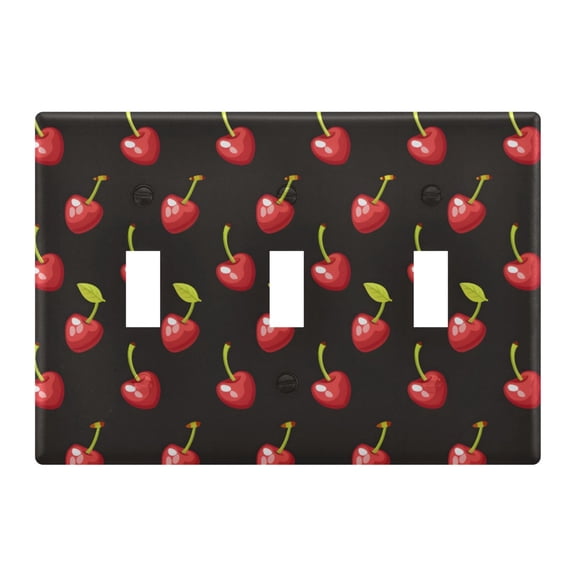 Light Switch Cover Cherry Plates Faceplate Decorative Switch Plate for Bedroom Home Decor