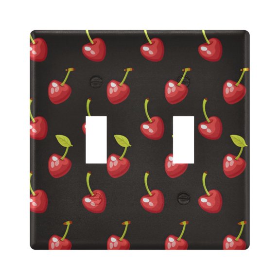 Light Switch Cover Cherry Plates Faceplate Decorative Switch Plate for Bedroom Home Decor