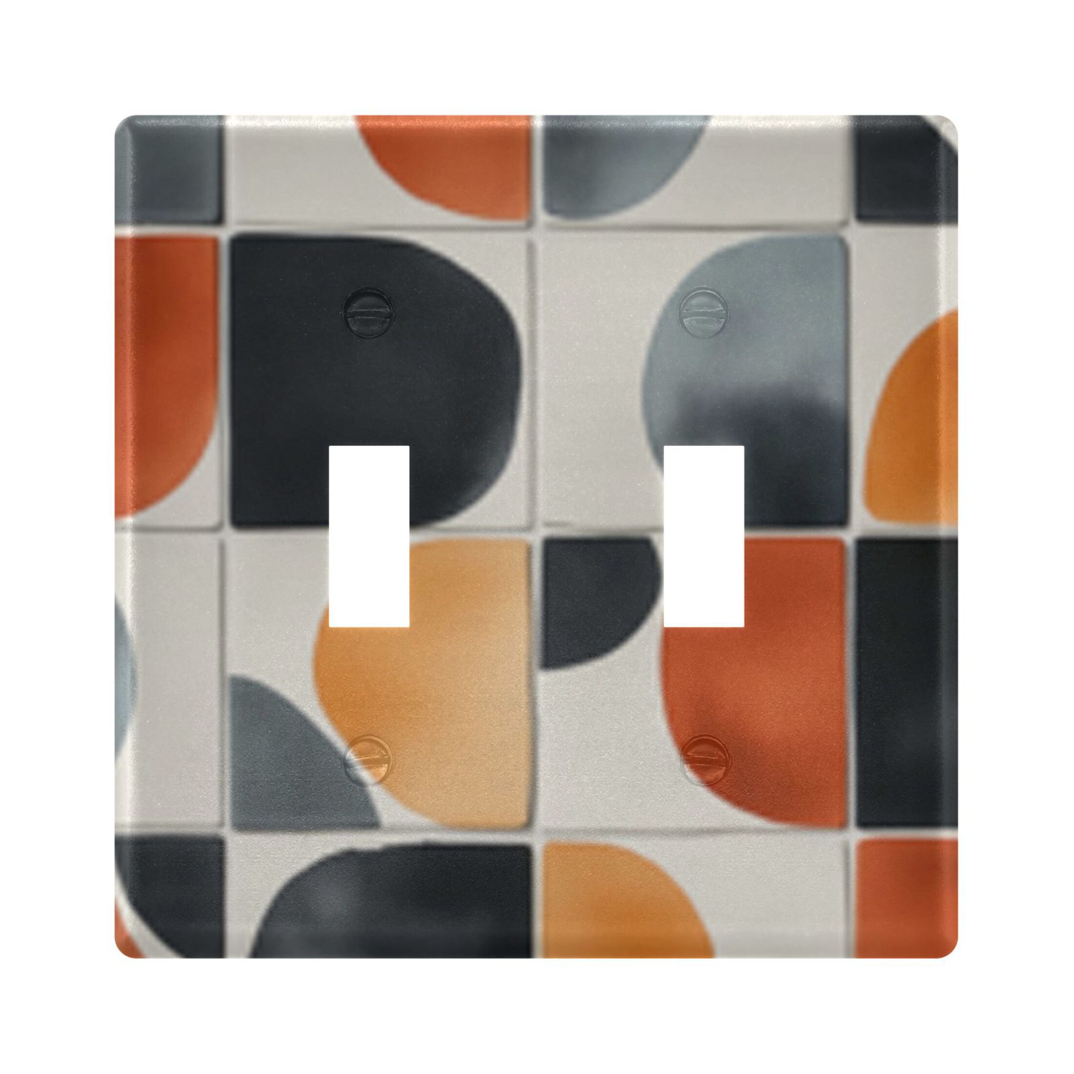 Tile Switch Light Switch Cover Curved Tile Patterns Plates Faceplate Decorative ...