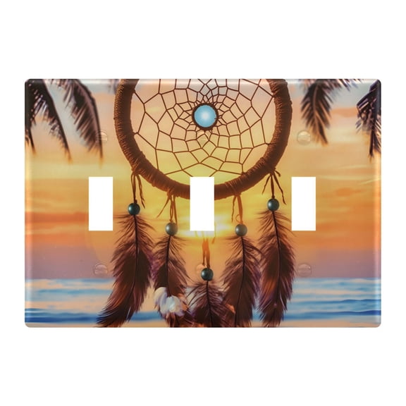 Light Switch Cover Dreamcatcher Plates Faceplate Decorative Switch Plate for Bedroom Home Decor
