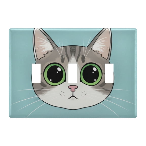 Light Switch Cover Funny Cat Plates Faceplate Decorative Switch Plate for Bedroom Home Decor