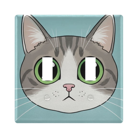 Light Switch Cover Funny Cat Plates Faceplate Decorative Switch Plate for Bedroom Home Decor