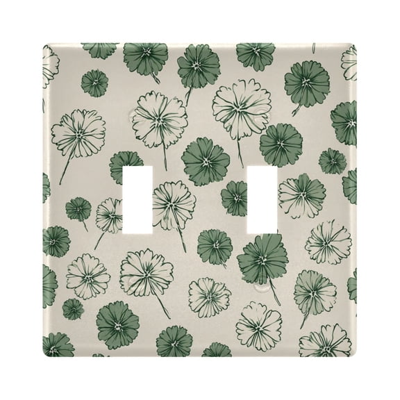 Light Switch Cover Lucky Leaf Plates Faceplate Decorative Switch Plate for Bedroom Home Decor
