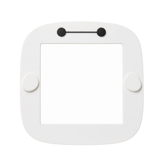 Light Switch Cover Plate, Solid White Matte Round Corner Wall Plate, 1 Gang Single Gang Decorative Switch Frame Cover, Waterproof Protective Trim for Home Bedroom Living Room 1 Pack
