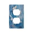 thumbnail image 1 of Light Switch Cover Switch Plate Outlet Cover Plug Cover for Electrical Duplex Outlets Butterflies and Circular Motif, 1 of 6