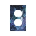 thumbnail image 1 of Light Switch Cover Switch Plate Outlet Cover Plug Cover for Electrical Duplex Outlets Cute Blue and White Cat, 1 of 6